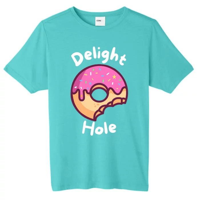 Delight Hole Donut Sprinkles Doughnut Fried Dough Sweet Funny Gift ChromaSoft Performance T-Shirt