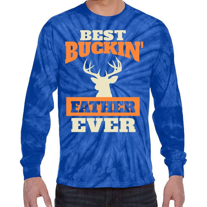 Deer Hunting Dad Gift Tie-Dye Long Sleeve Shirt