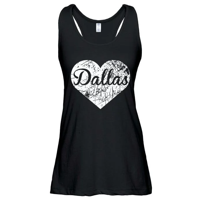 Dallas Heart Ladies Essential Flowy Tank