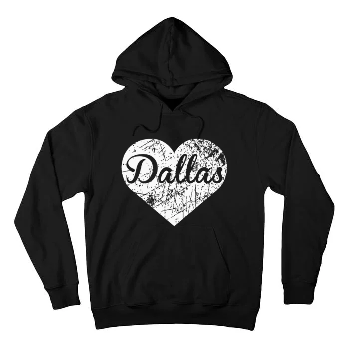 Dallas Heart Tall Hoodie