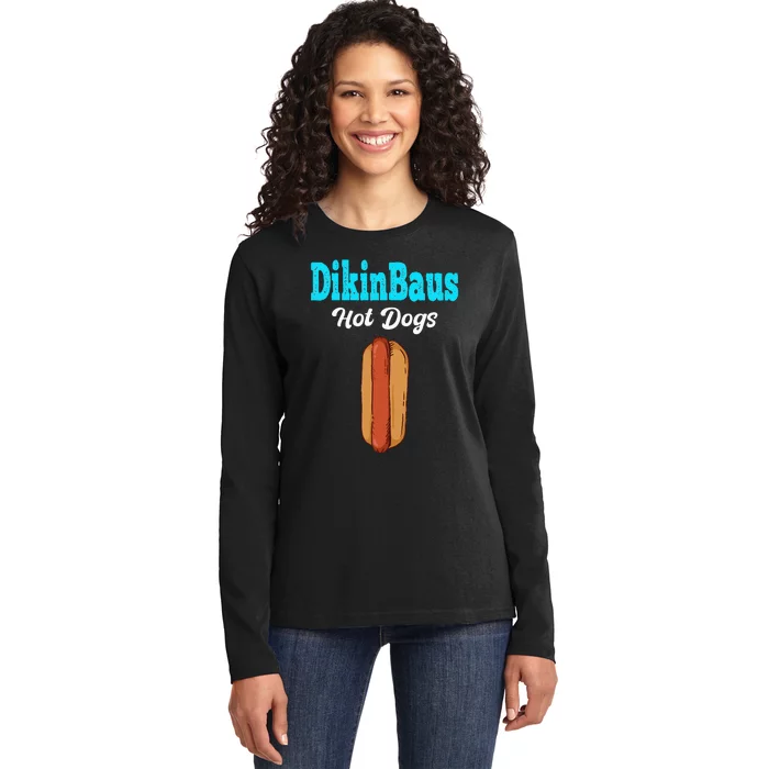 DikinBaus Hot Dogs Ladies Long Sleeve Shirt