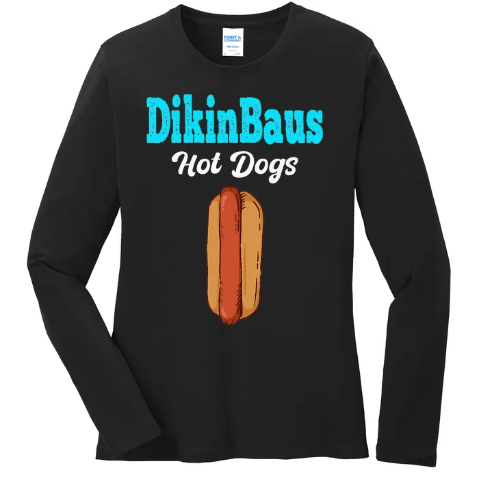 DikinBaus Hot Dogs Ladies Long Sleeve Shirt