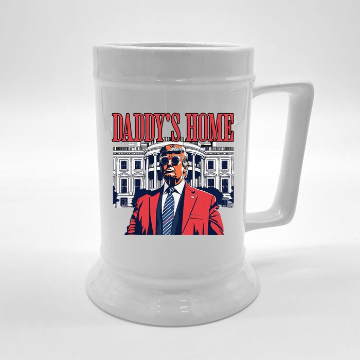 Daddys Home DaddyS Home Front & Back Beer Stein