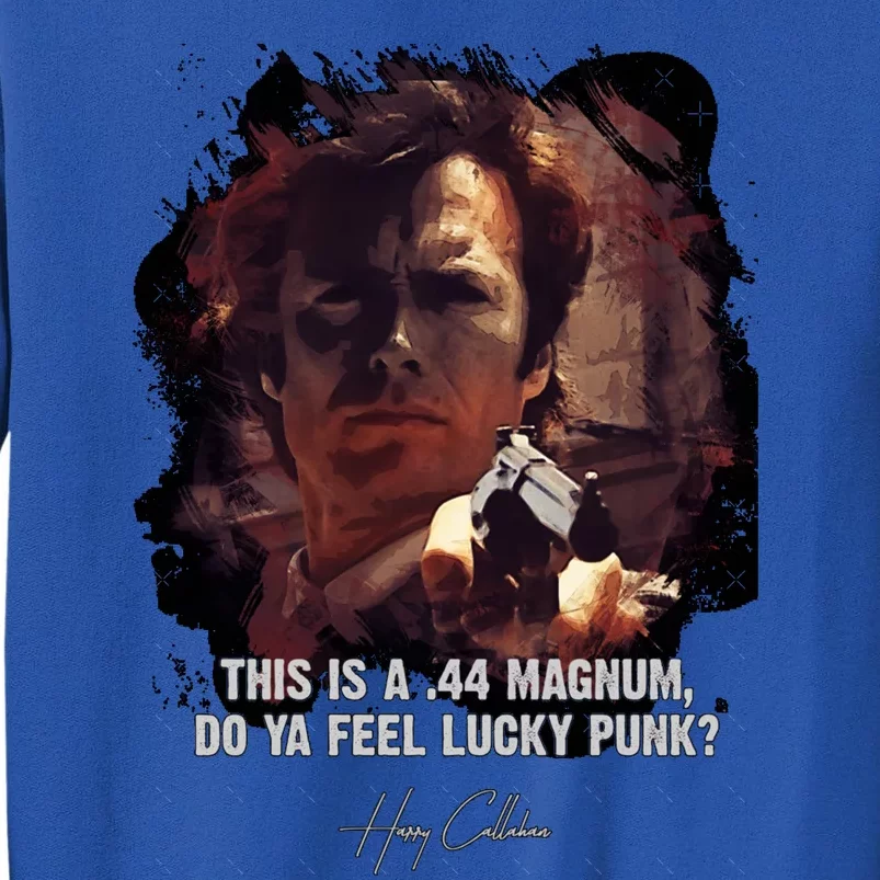 ★ Dirty Harry ★ Do Ya Feel Lucky Punk ➢ Clint Eastwood Famous Movie Quote ♛ Clas Tall Sweatshirt