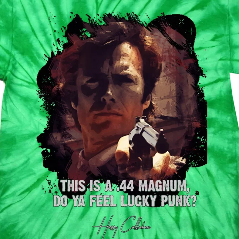 ★ Dirty Harry ★ Do Ya Feel Lucky Punk ➢ Clint Eastwood Famous Movie Quote ♛ Clas Tie-Dye T-Shirt