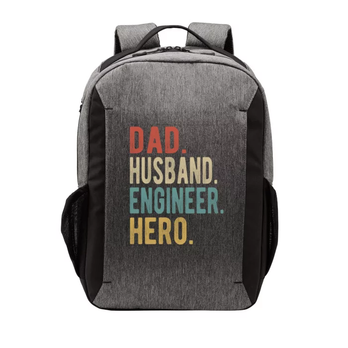 Dad Husband Engineer Hero Gift Vector Backpack