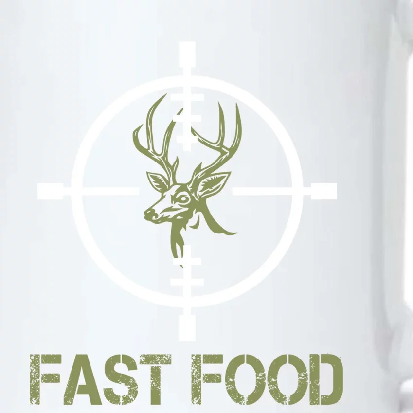 Deer Hunting Eat More Fast Food Cute Tee For Hunters Gift Black Color Changing Mug