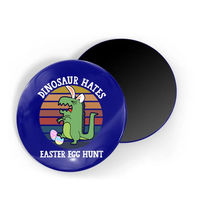 Dinosaur Hates Easter Egg Hunt T Rex Bunny Ears Easter Gift Magnet