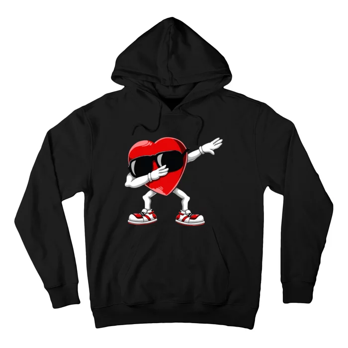 Dabbing Heart Funny Gifts Valentines Day Hoodie