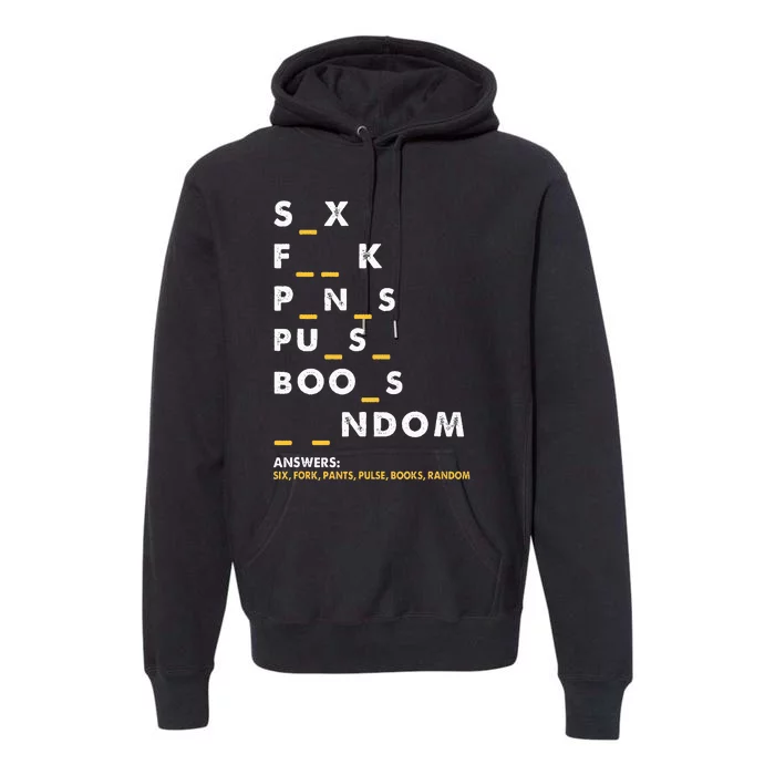 Dirty Humor For Dirty Mind Graphic Premium Hoodie