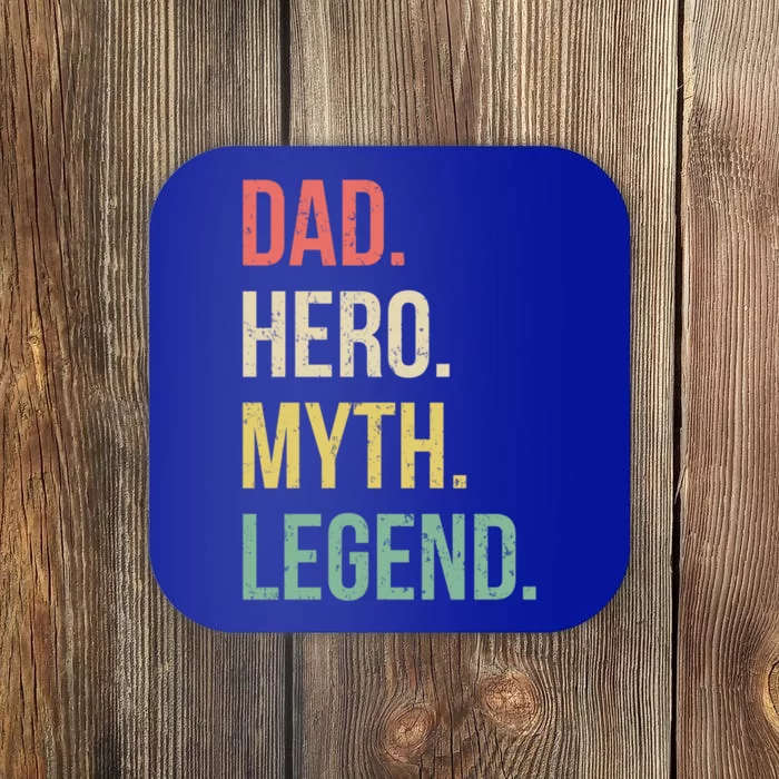 Dad Hero Funny Father Legendary Daddy Dad Joke Lover Gift Coaster