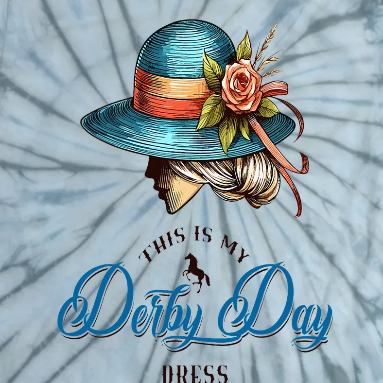 Derby Hats For Women 2024 This Is My Derby Day Dress Cool Tie-Dye T-Shirt