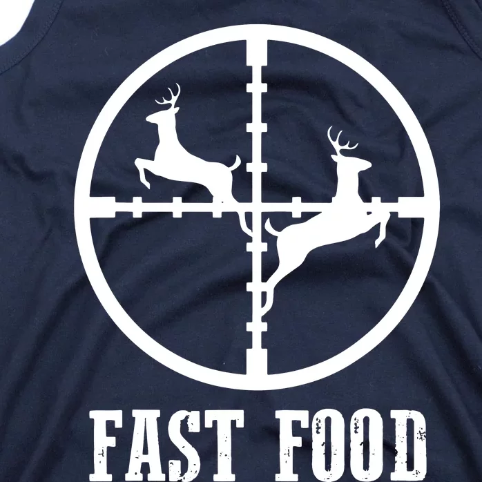 Deer Hunting Funny Hunter Fast Food Gift Tank Top