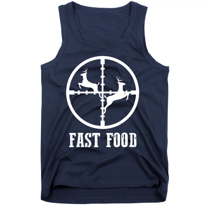 Deer Hunting Funny Hunter Fast Food Gift Tank Top