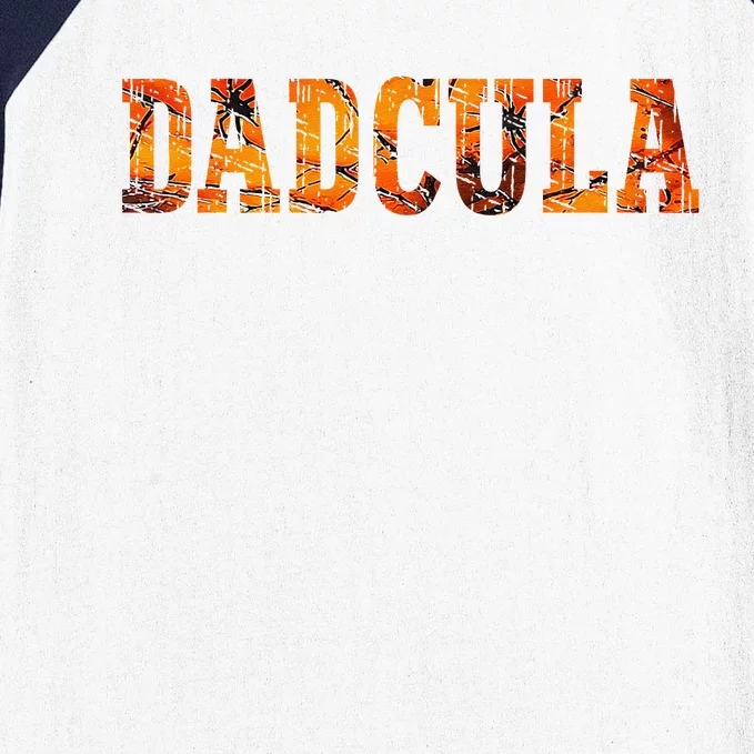 Dadcula Halloween Fanny Dad Halloween Gift Baseball Sleeve Shirt