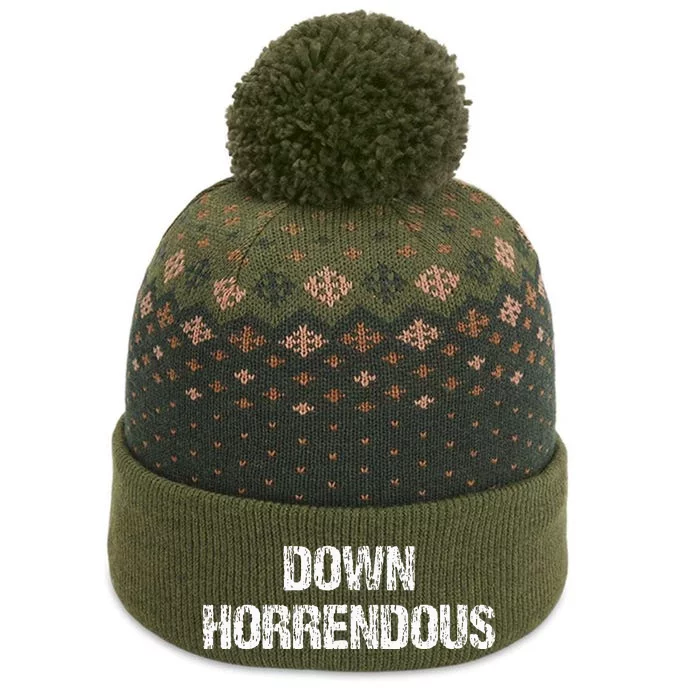 Down Horrendous Funny Meme Apparel Vintage The Baniff Cuffed Pom Beanie