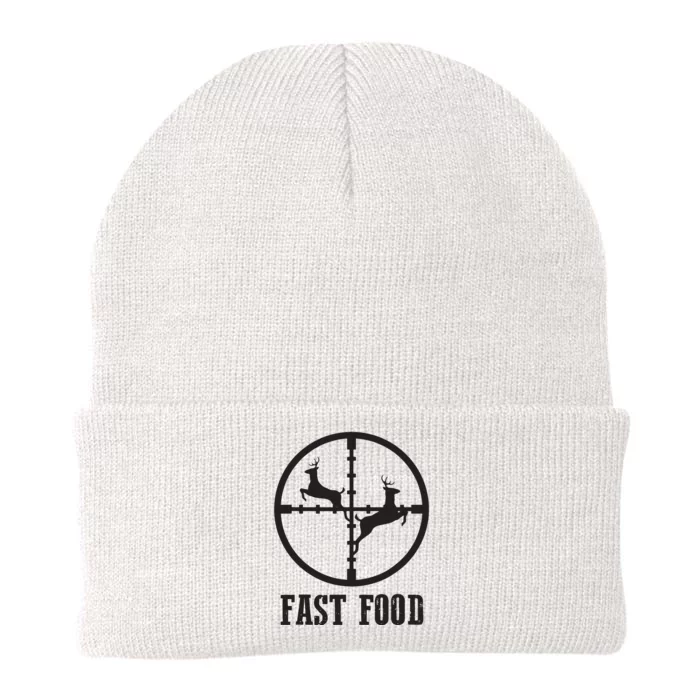 Deer Hunting Funny Hunter Fast Food Gift Knit Cap Winter Beanie