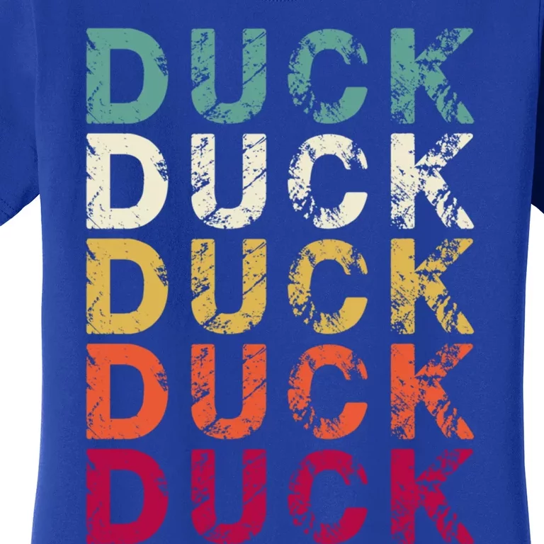 Duck Hunting Funny Retro Style Gift Women's T-Shirt