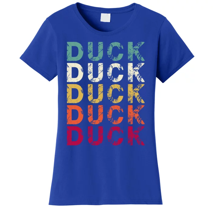 Duck Hunting Funny Retro Style Gift Women's T-Shirt