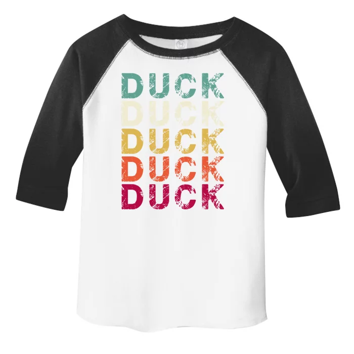 Duck Hunting Funny Retro Style Gift Toddler Fine Jersey T-Shirt