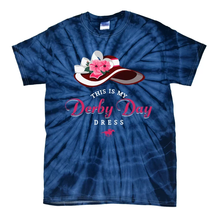 Derby Hats For Women 2024 This Is My Derby Dress Funny Derby Tie-Dye T-Shirt