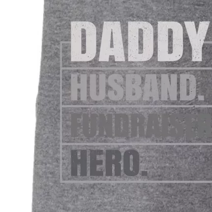 Daddy Husband Fundraiser Hero Fathers Day Meaningful Gift Doggie 3-End Fleece Hoodie