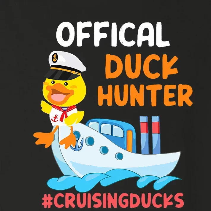 Duck Hunter Funny Duck Cruising Cruise Toddler Long Sleeve Shirt