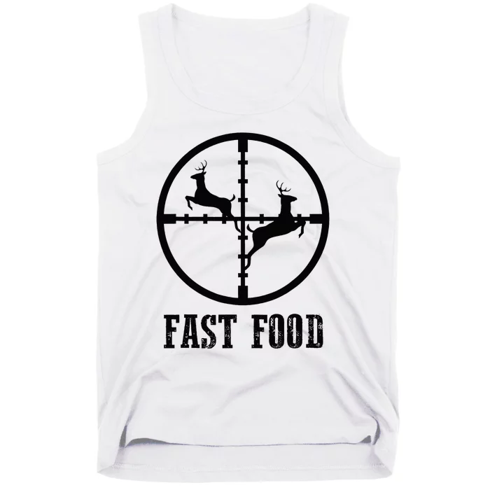 Deer Hunting Funny Hunter Fast Food Gift Tank Top