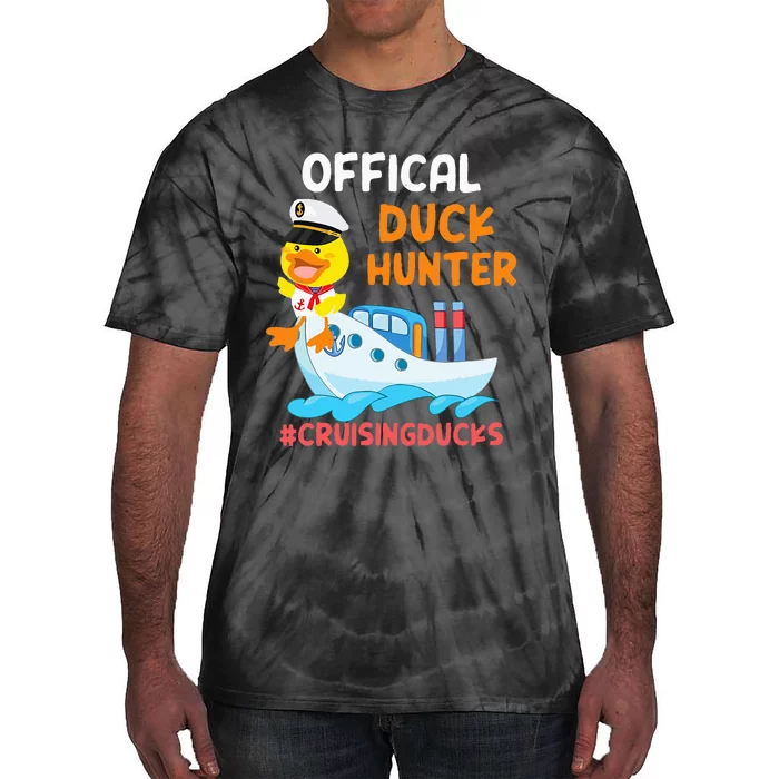 Duck Hunter Funny Duck Cruising Cruise Tie-Dye T-Shirt