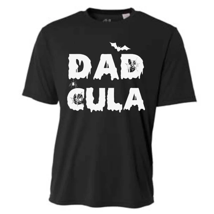 Dadcula Halloween Funny Letter Print Dad Tops Cooling Performance Crew T-Shirt