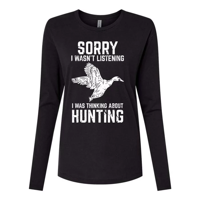 Duck Hunting Funny Gift For Duck And Goose Hunters Gift Womens Cotton Relaxed Long Sleeve T-Shirt