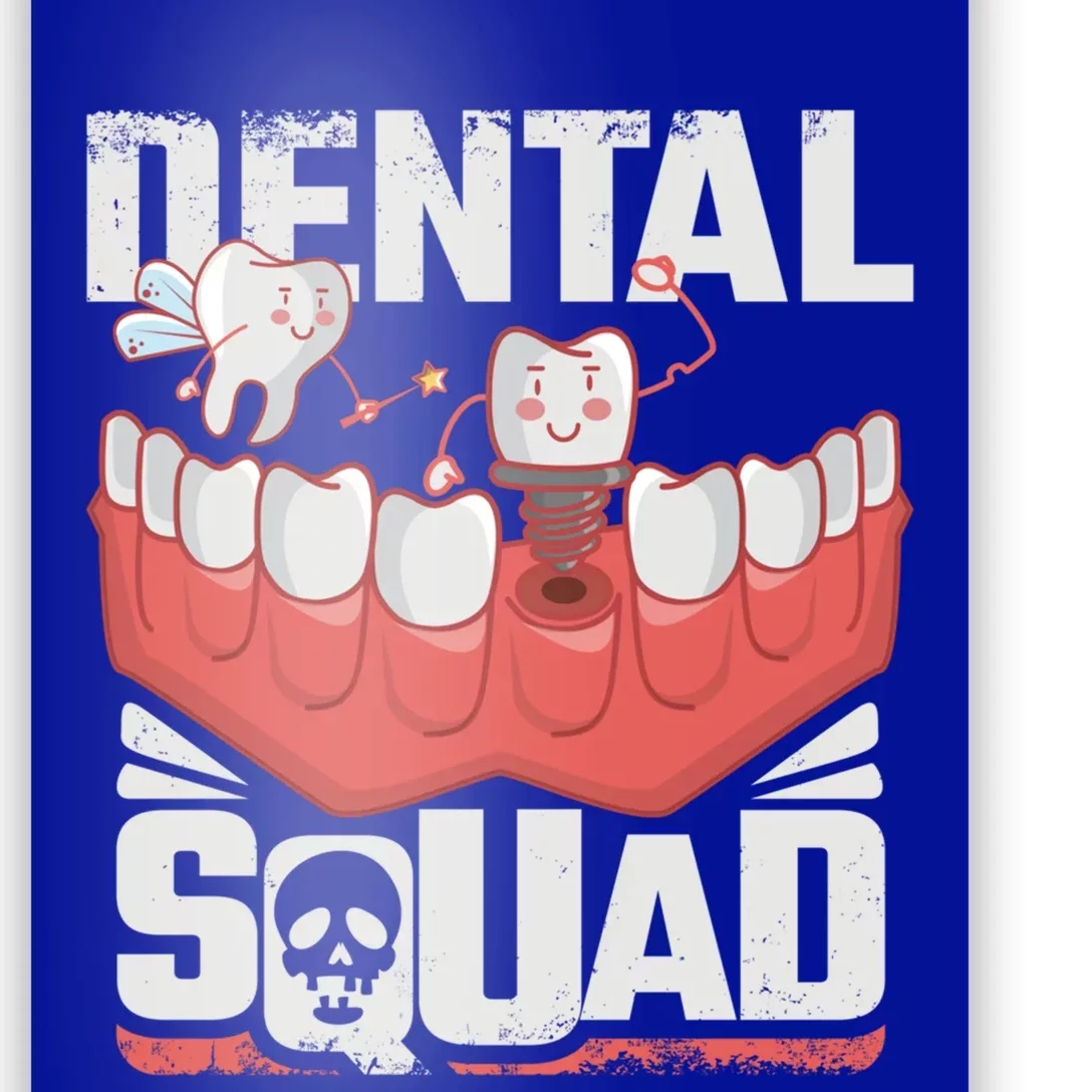 Dental Hygienist Funny Gift Graphic Dental Squad Design Gift Poster