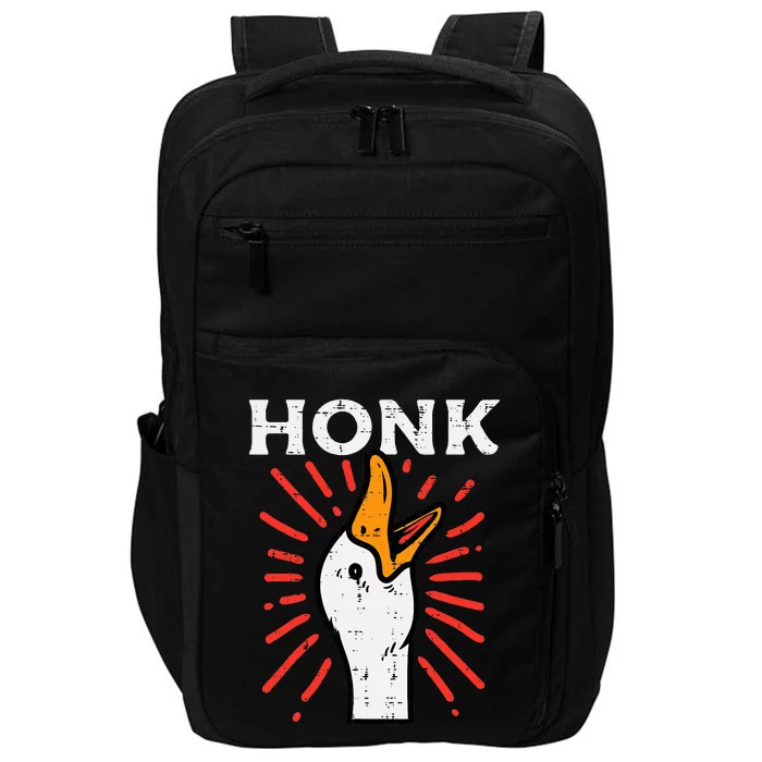 Duck Honk Funny Quack Goose Chicken Meme Impact Tech Backpack