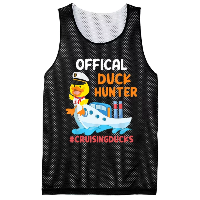 Duck Hunter Funny Duck Cruising Cruise Mesh Reversible Basketball Jersey Tank