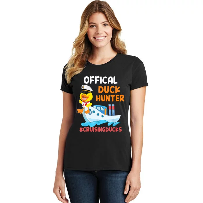 Duck Hunter Funny Duck Cruising Cruise Women's T-Shirt