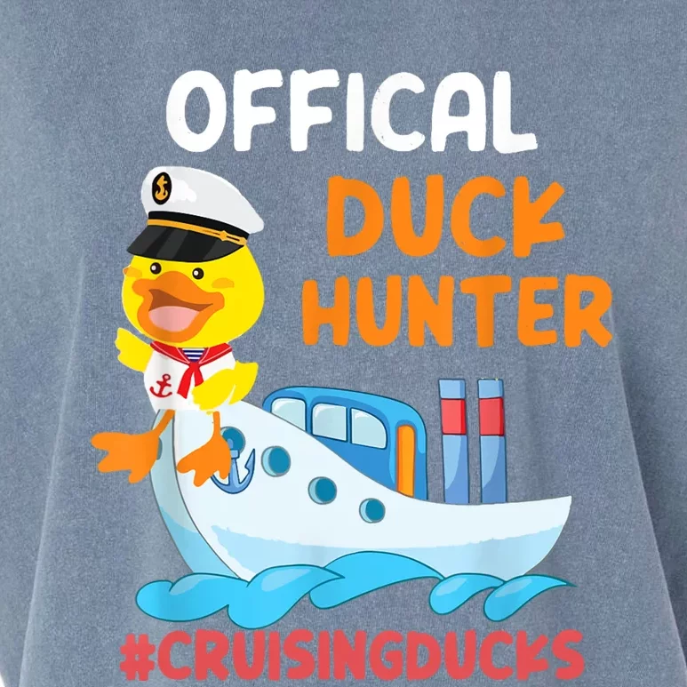 Duck Hunter Funny Duck Cruising Cruise Garment-Dyed Women's Muscle Tee