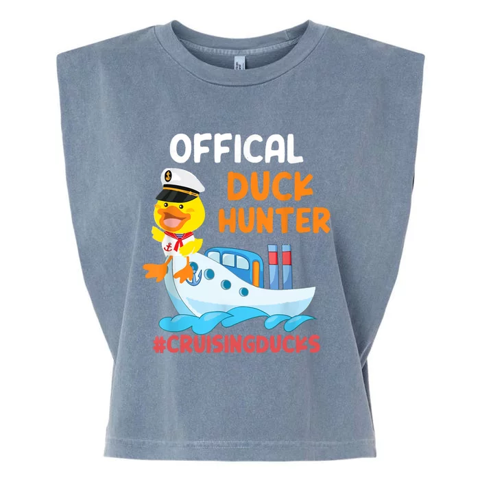 Duck Hunter Funny Duck Cruising Cruise Garment-Dyed Women's Muscle Tee