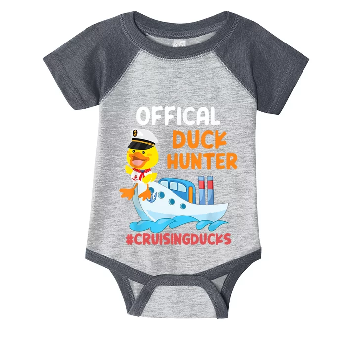 Duck Hunter Funny Duck Cruising Cruise Infant Baby Jersey Bodysuit