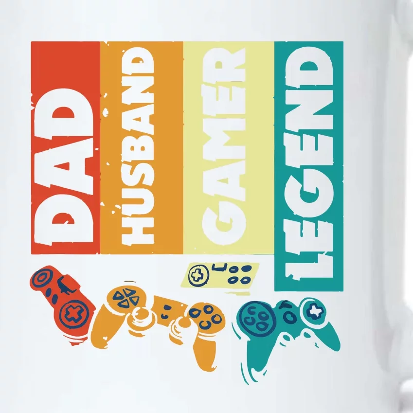 Dad Husband Gamer Legend Dad Video Gamer Black Color Changing Mug