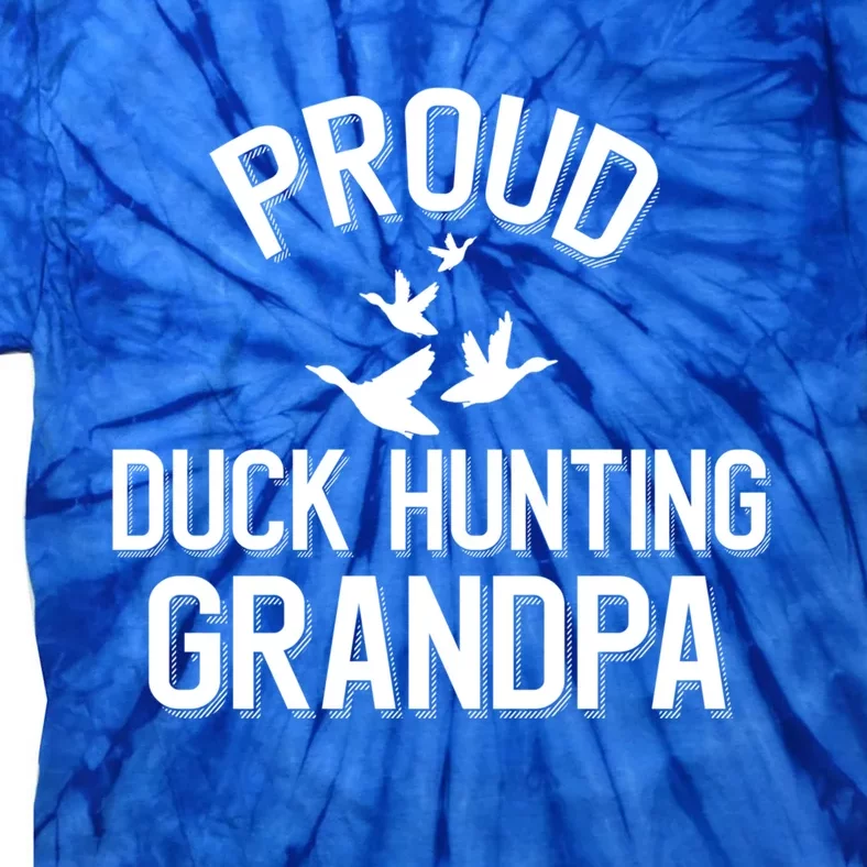 Duck Hunting Grandpa Gift Tie-Dye T-Shirt