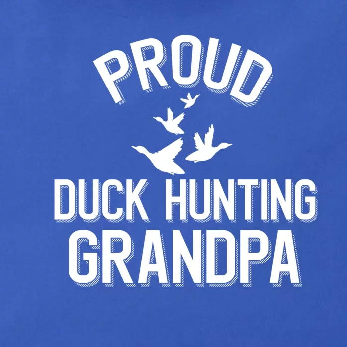 Duck Hunting Grandpa Gift Zip Tote Bag