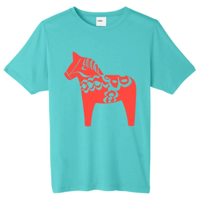 Dala Horse Gift Dalarna Swedish Sweden Sverige Gift ChromaSoft Performance T-Shirt