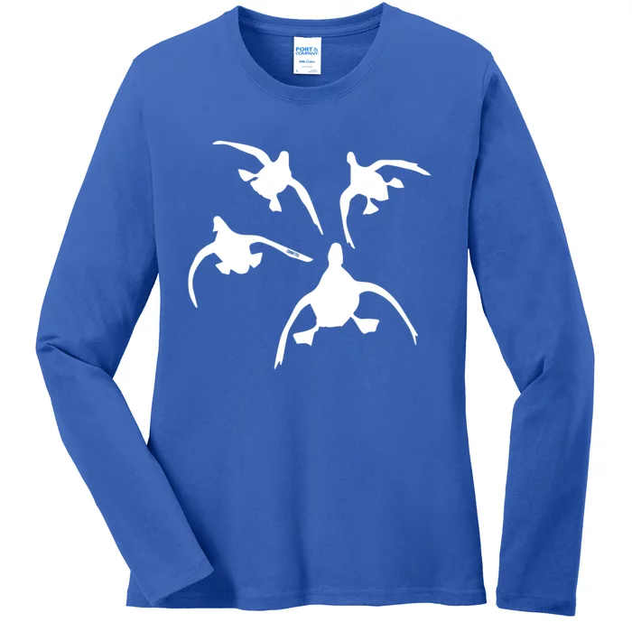 Duck Hunting Gift Ladies Long Sleeve Shirt