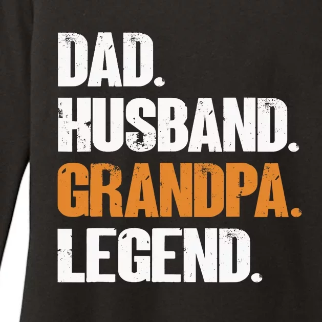 Dad Husband Grandpa Legend - Funny Grandad New Grandpa Womens CVC Long Sleeve Shirt