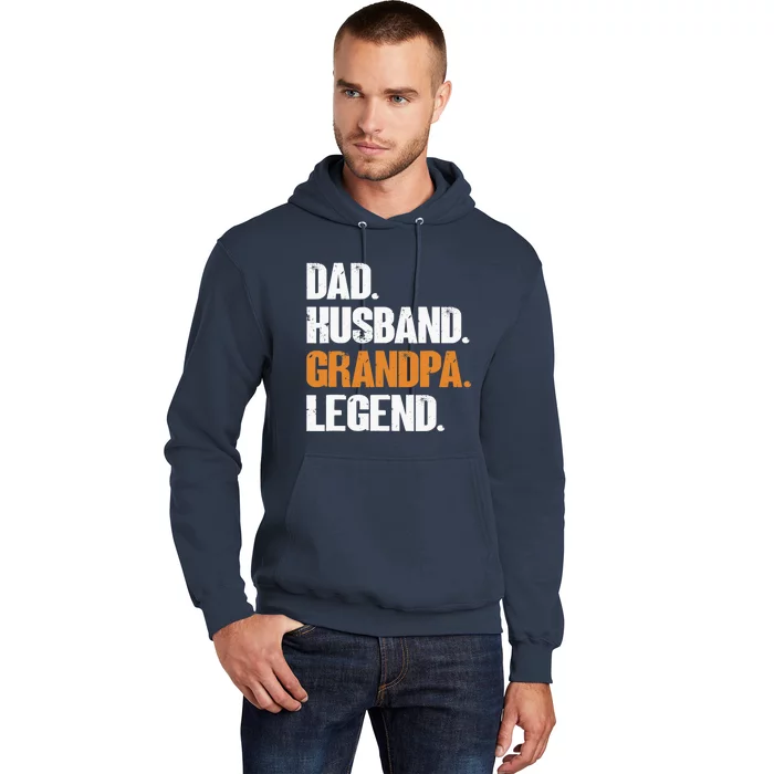 Dad Husband Grandpa Legend - Funny Grandad New Grandpa Hoodie