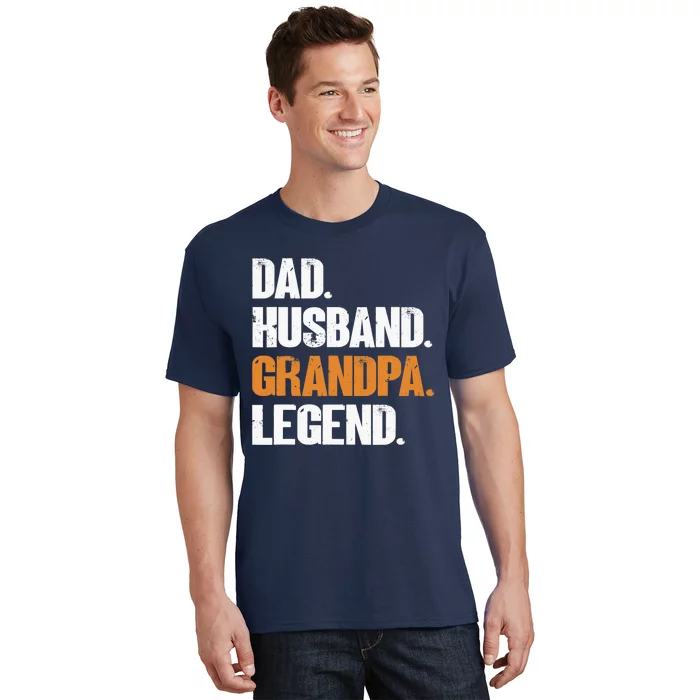 Dad Husband Grandpa Legend - Funny Grandad New Grandpa T-Shirt