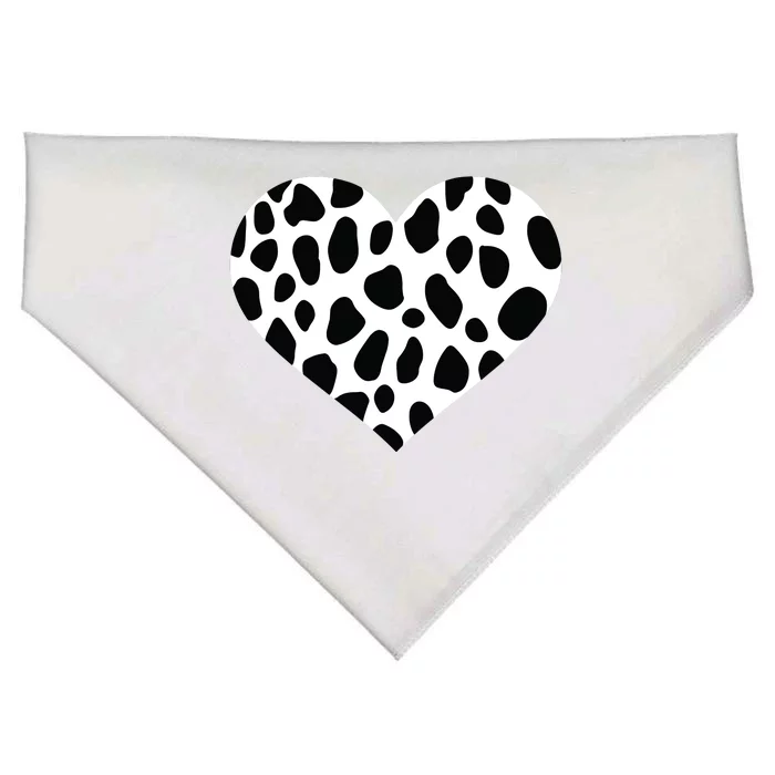 Dalmatian Heart Gift USA-Made Doggie Bandana