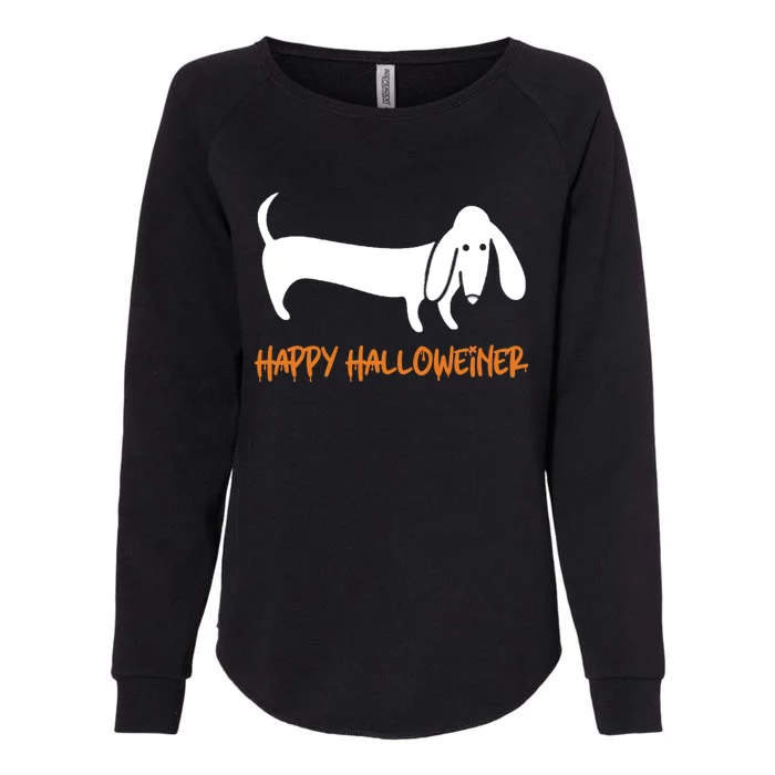 Dachshund Happy Halloweiner Funny Halloween Dogs Lover Funny Gift Funny Gift Womens California Wash Sweatshirt