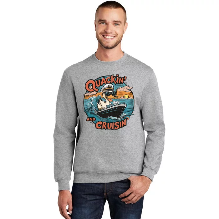 Duck Hunting Hiding Cruise Duck Hunter Tall Sweatshirt