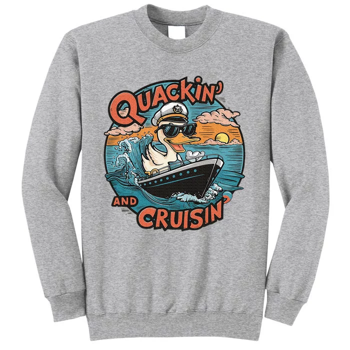 Duck Hunting Hiding Cruise Duck Hunter Tall Sweatshirt